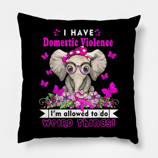 i have domestic violence Pillow by sevalyilmazardal