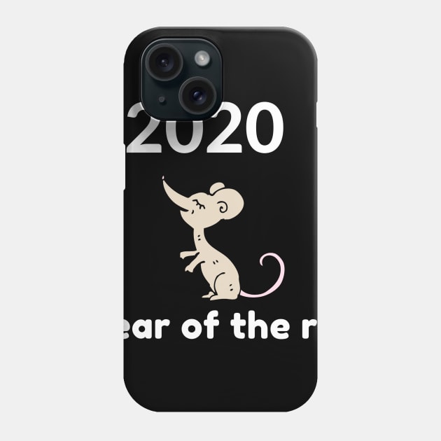 Year of the Rat 2020, Chinese New Year Phone Case by MariaB