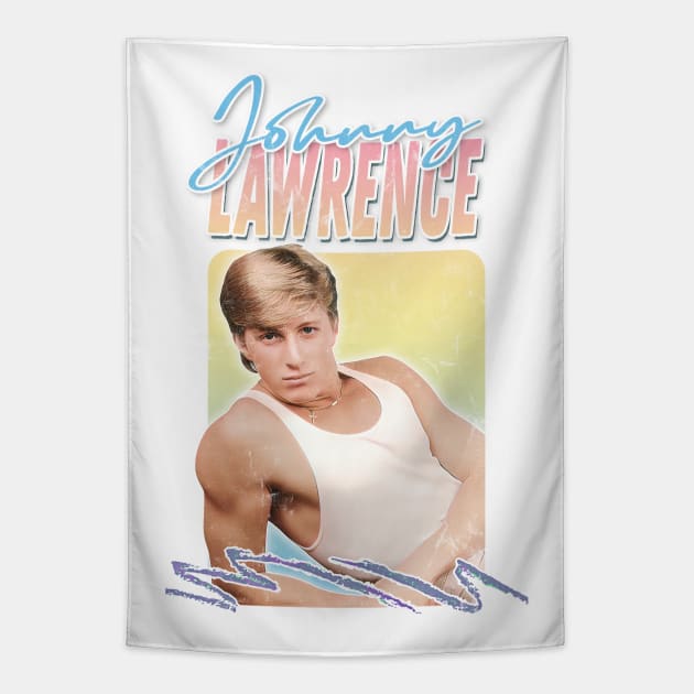 Johnny Lawrence / 80s Retro Style Fan Design Tapestry by DankFutura