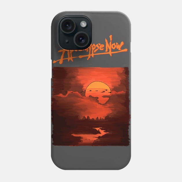 Apocalypse Now illustration with title Phone Case by burrotees