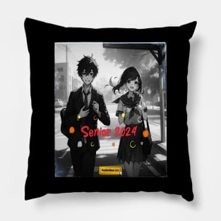 Senior 2024 Counterfeit Anime Aesthetic - PanfurWare LLC Pillow