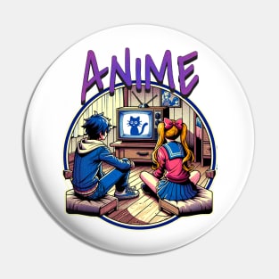 Anime Couple Pin