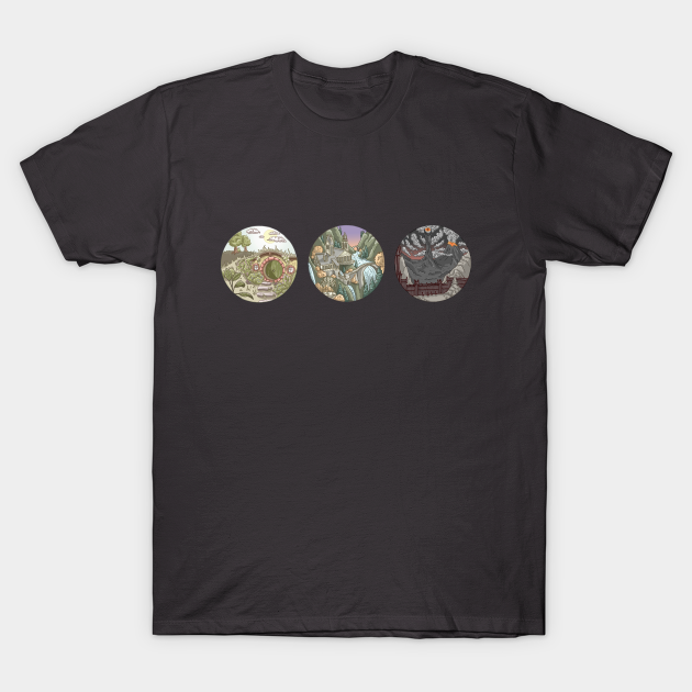 The lands of the west - Fantasy - T-Shirt