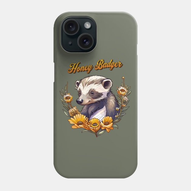 Honey Badger Phone Case by valentinahramov