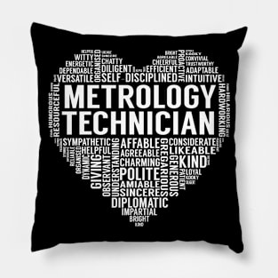 Metrology Technician Heart Pillow