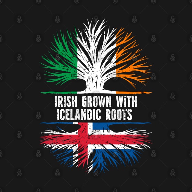 Irish Grown With Icelandic Roots Ireland Flag by silvercoin