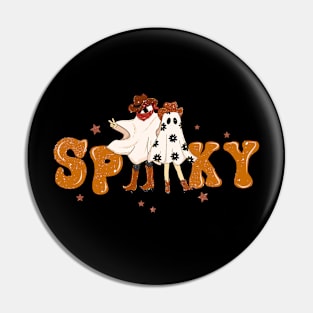 Western Spooky Pin