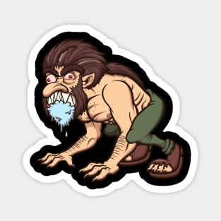 Drooling Werewolf Magnet