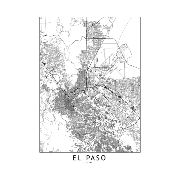 El Paso Map by multipliCITY