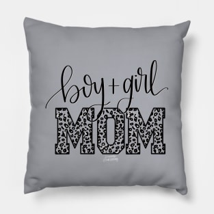 Boy and Girl Mom Pillow