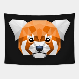 Polygons Red Panda Tapestry