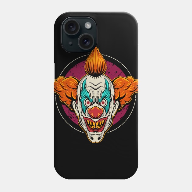 Scary Clown- Halloween Phone Case by Frispa