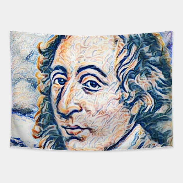 Blaise Pascal Portrait | Blaise Pascal Artwork 13 Tapestry by JustLit