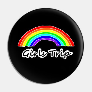 Rainbow Girls Trip Pin