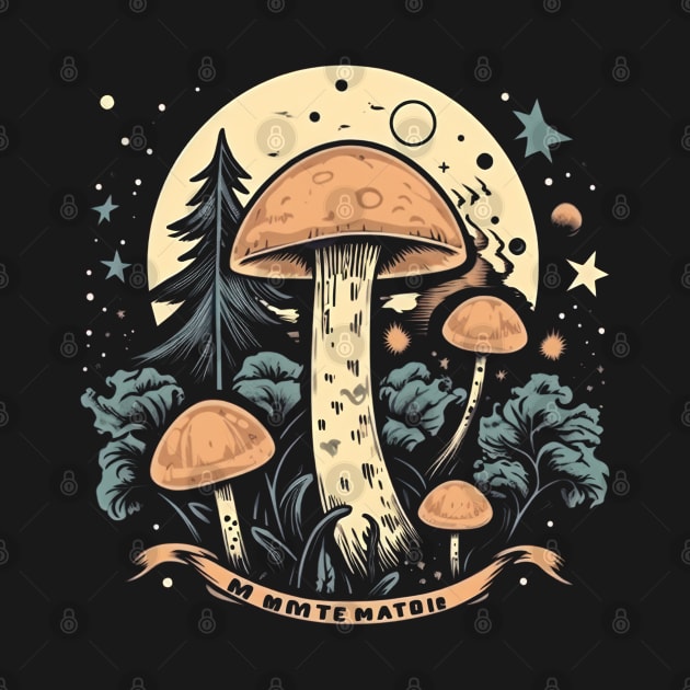 Mushroom hunting under the changing moon by Pixel Poetry