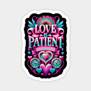 LOVE IS PATIENT 1 Corinthians 13:4 Magnet