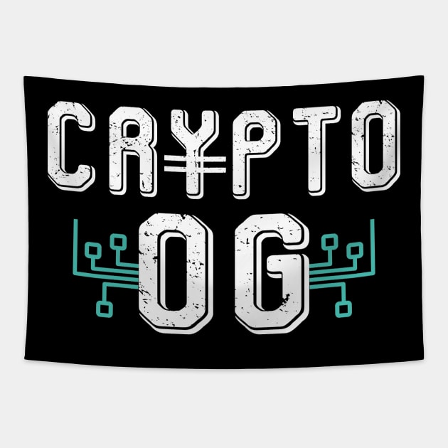 Crypto OG Tapestry by cryptocoaster