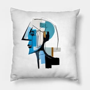 Picasso Style Thinking Pillow