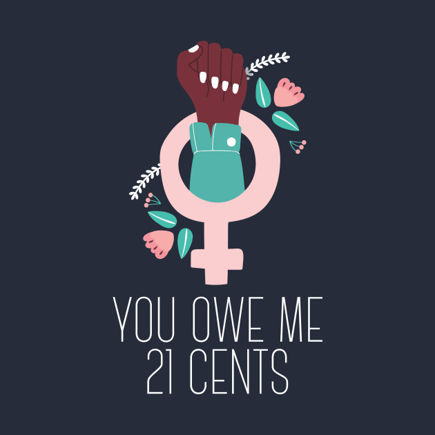 Equality! Equal pay for equal work. by Crazy Collective