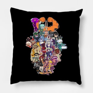 skullgirls encore cast Pillow