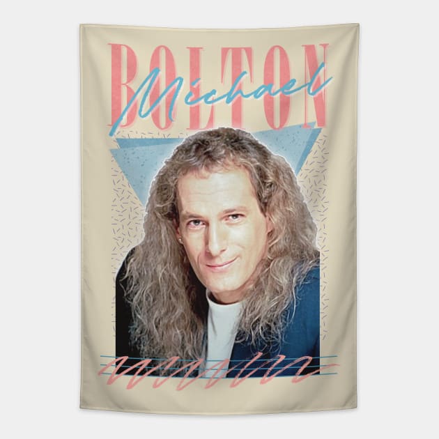 Michael Bolton / 90s Style Fan Art Design Tapestry by DankFutura