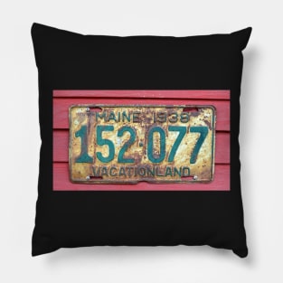 Maine Vacationland 1938 Pillow