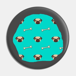 Cute and funny dog pattern Pin