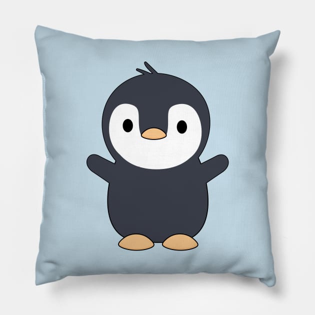 Cute Baby Penguin Pillow by Daytone