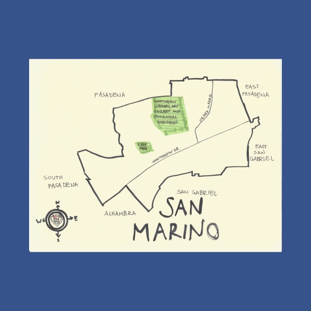 San Marino by PendersleighAndSonsCartography