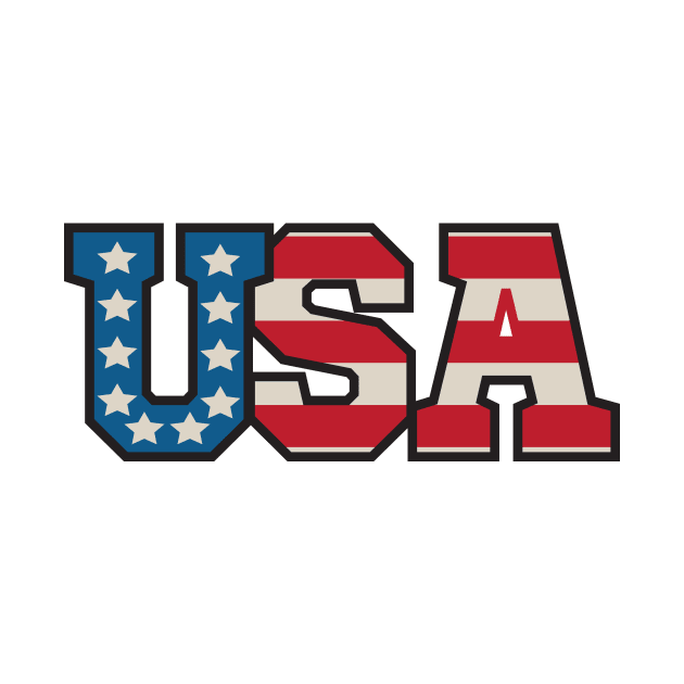 USA - Stars and Stripes by Rebel Merch