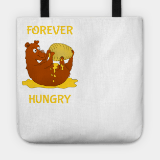 Hungry Bear Eating Honey Tote