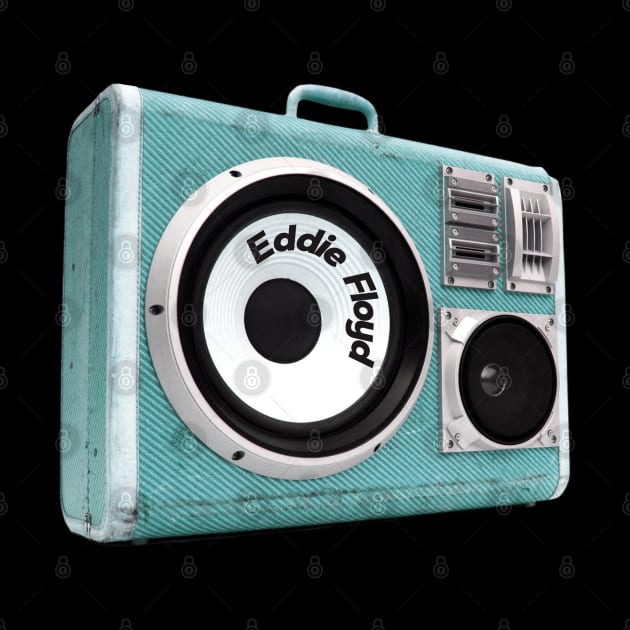 a radio 60s with sticker Eddie Floyd by theStickMan_Official