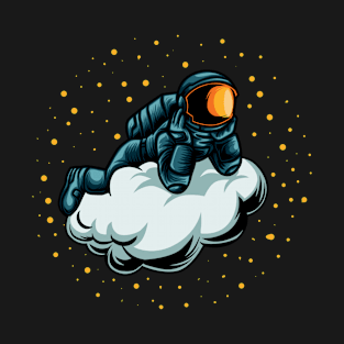 Astronaut Chill out on the cloud T-Shirt