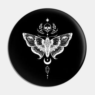 Night moth Pin