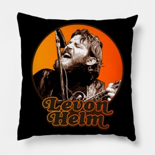 Levon Helm // Retro Style Tribute Pillow