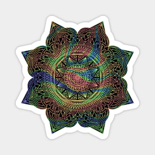 Colorful Mandala Magnet