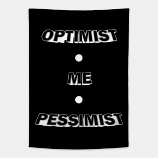 Optimist, Pessimist Tapestry