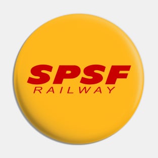 SPSF Railway Red Logo Pin