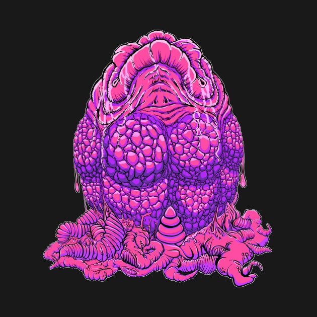 Alien egg in purple by Curryman