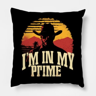 I'm in my Prime, Doc Holliday, vintage Pillow