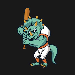 DINOSAUR BASEBALL PLAYER T-Shirt