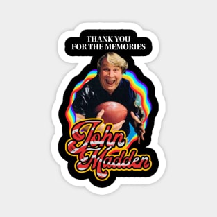 LEGEND JOHN MADDEN Magnet