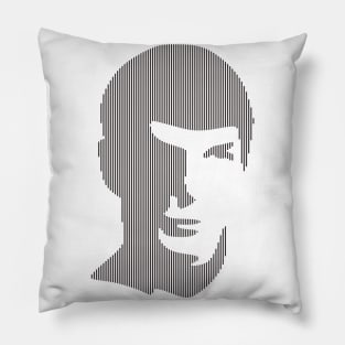 Illustration Of Cristiano Ronaldo Face Pillow