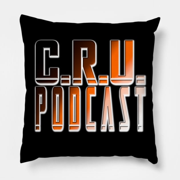 CRU Podcast Pillow by The Science Fictionary
