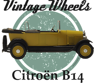 Vintage Wheels - Citroën B14 Magnet