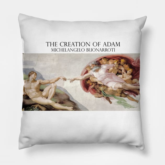 Creation of Adam Pillow by Laevs