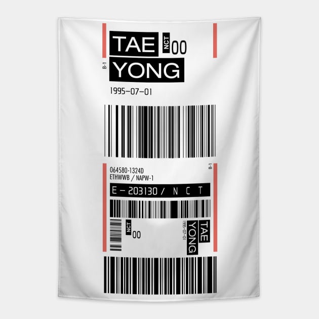 NCT's TAEYONG's TAG - RESONANCE Tapestry by Duckieshop