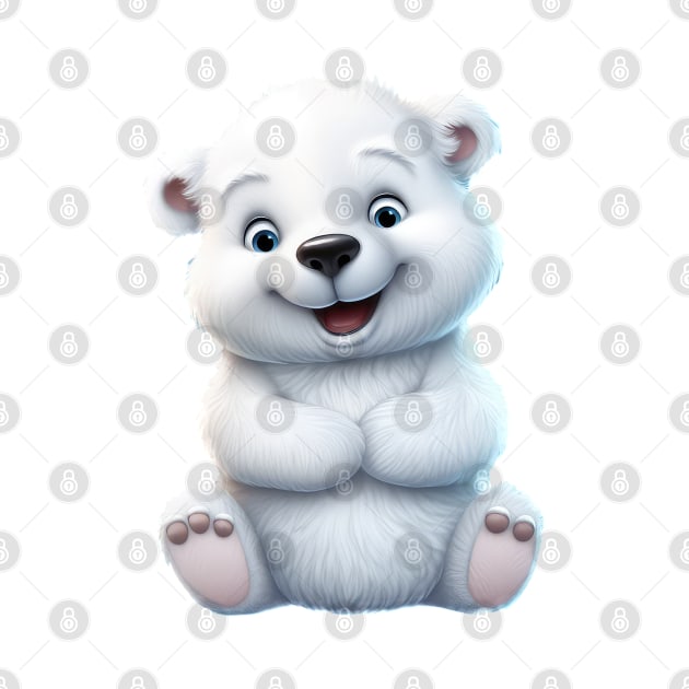 Baby Polar Bear by Chromatic Fusion Studio