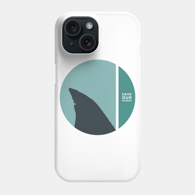 save our sharks Phone Case by somatosis