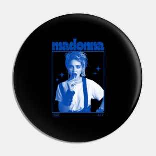 Madonna Original 80s Vintage Style Design Pin